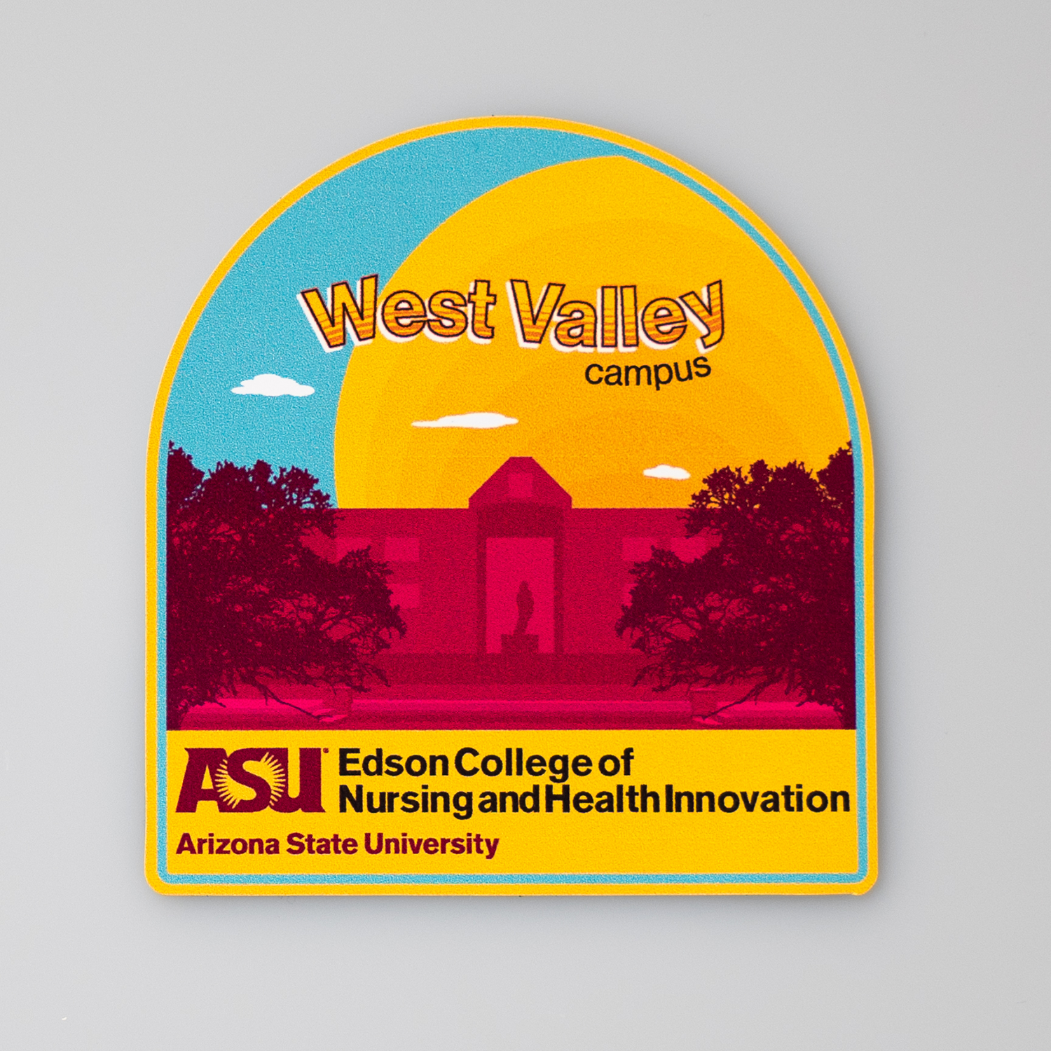 ASU Edson West Valley sticker