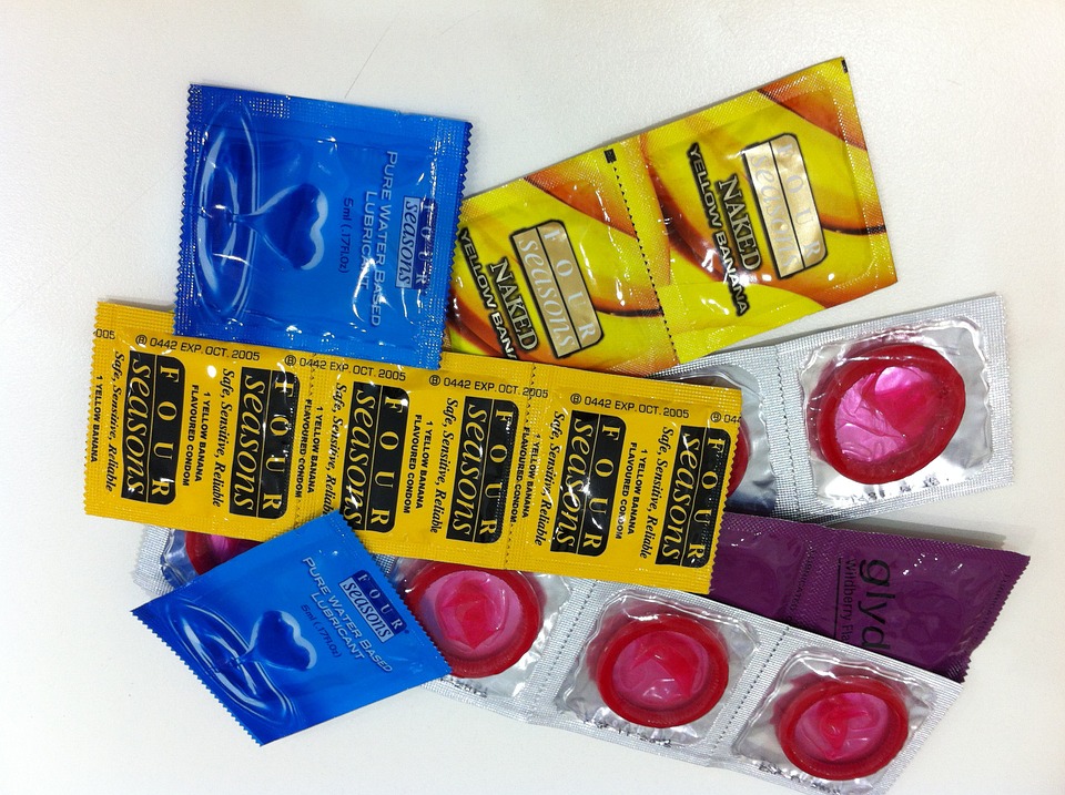 a bunch of condoms